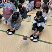 ４年生　校外学習と茶道体験